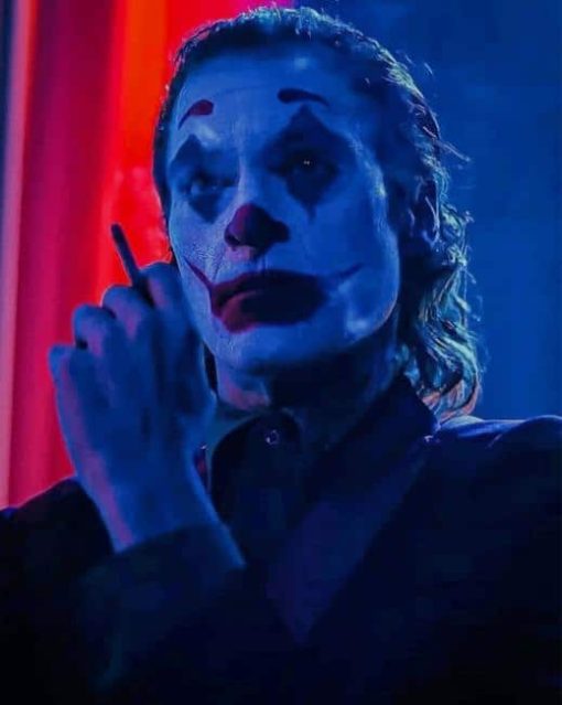 Joker smoking paint by number