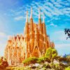 La Sagrada Familia Barcelona Spain paint by number