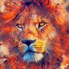 Lion Art paint by number