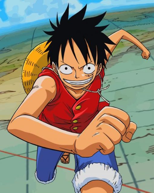 Luffy Anime paint by numbers