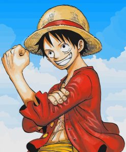 Luffy One Piece paint by numbers