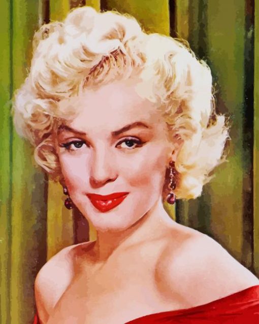 Marilyn Monroe Actress paint by numbers