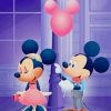 Mickey Minnie Love paint by numbers