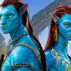 Neytiri and Jake Sully paint by numbers