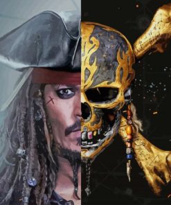 Pirates of the Caribbean Art paint by number