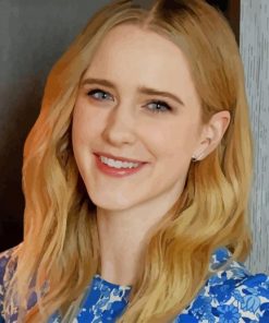 Rachel Brosnahan Actress paint by numbers