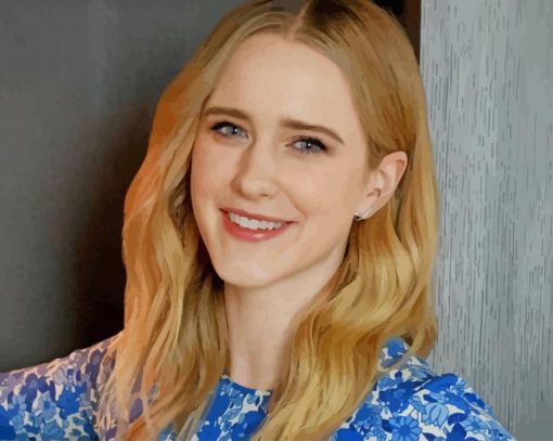 Rachel Brosnahan Actress paint by numbers