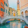 Rialto Bridge Venice paint by numbers