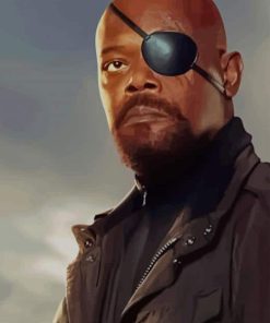 Samuel L. Jackson Spider Man paint by numbers