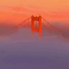 San Francisco Gate Bridge paint by number