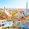 spain barcelona city painting bby numbers