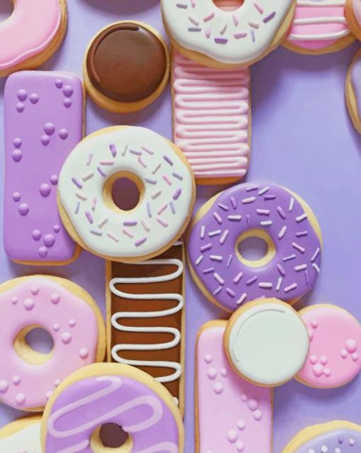 Sweet Donuts paint by number