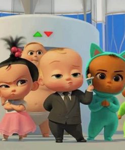 The Boss Baby Serie paint by numbers