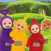 Tinky Winky Dipsy Laa and Po Teletubbies paint by numbers