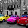 Vintage Colored Cars paint by number