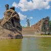 Volgograd Park Russia paint by number