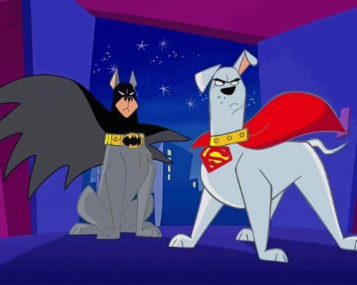 Ace Krypto The Superdog paint by number