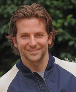 Actor Bradley Cooper paint by numbers