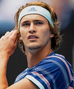 Alex Zverev Tennis Player Paint By Numbers