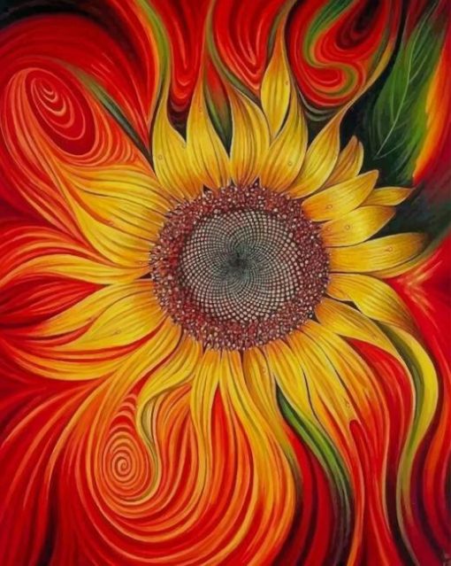 Amazing Sunflowers paint by numbers