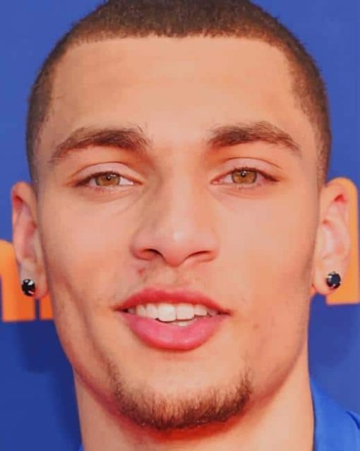 American Basketball Player Zach Lavine paint by numbers