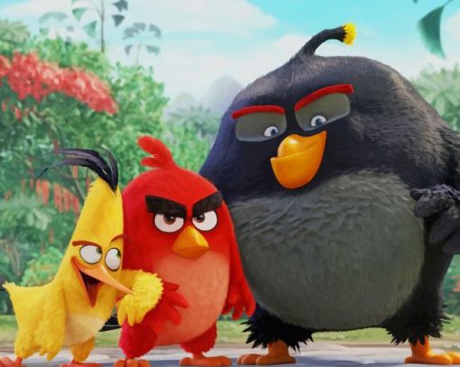 Angry Birds Movie paint by number