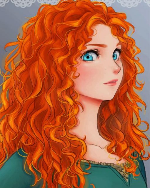 Anime Disney Princess paint by numbers