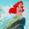 Ariel Disney Princess paint By numbers