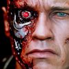 Arnold Terminator Red Eye paint By numbers