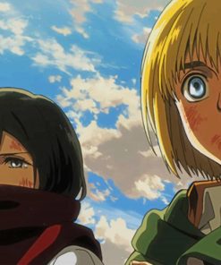 Attack On Titan Animation paint by number