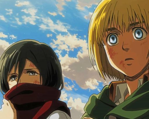 Attack On Titan Animation paint by number