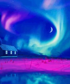 Aurora Borealis Dream paint by number