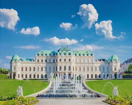Austria Belvedere Palace Vienna paint by number