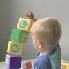 Baby Building Stack Of Blocks painting by numbers
