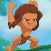 Baby Tarzan paint by numbers