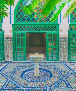 Bahia Palace Marrakesh paint By numbers