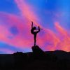 ballet dancer silhouette paint by number