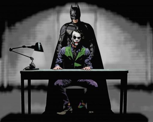 Batman And Joker paint by number