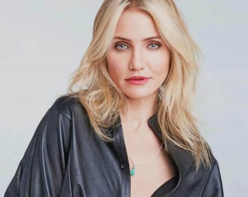 Beautiful Cameron Diaz paint by number