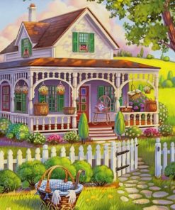 Beautiful House paint by numbers