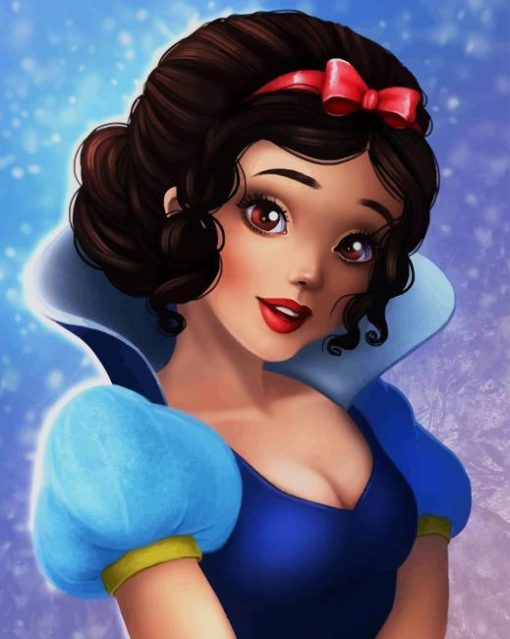 Beautiful Snow White Paint By numbers