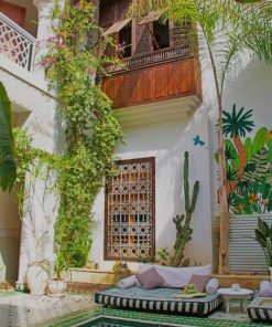 Best Riad in Morocco paint by numbers