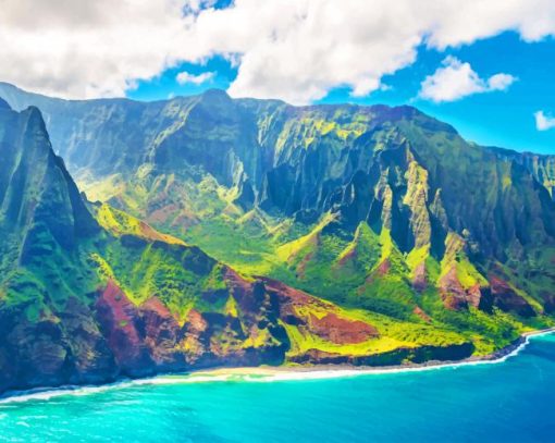 Best View Hawaii paint by numbers