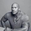 Black And White Dwayne Johnson by numbers