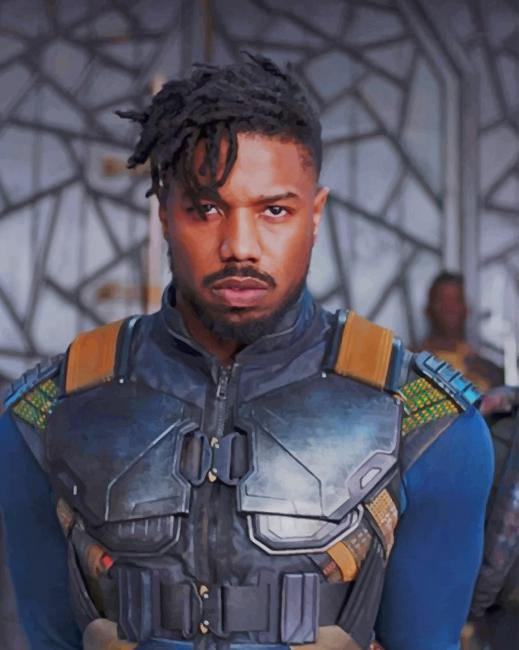 Black Panther Eric Killmonger Paint By Numbers