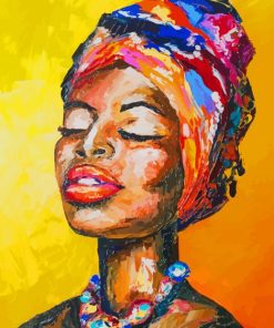 Black Woman Pop Art paint by numbers