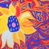 Blue And Yellow Art Flowers Asilah Morocco painting by numbers