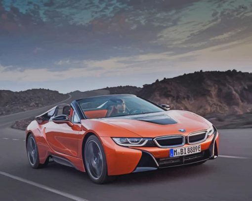 BMW i8 Paint By Numbers