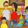 Bob Burger's Family Gathered paint by numbers