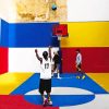boys playing baskett ball painting by numbers